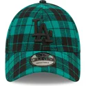 mutsid-kumer-roheline-reguleeritav-9forty-plaid-los-angeles-dodgers-mlb-new-era