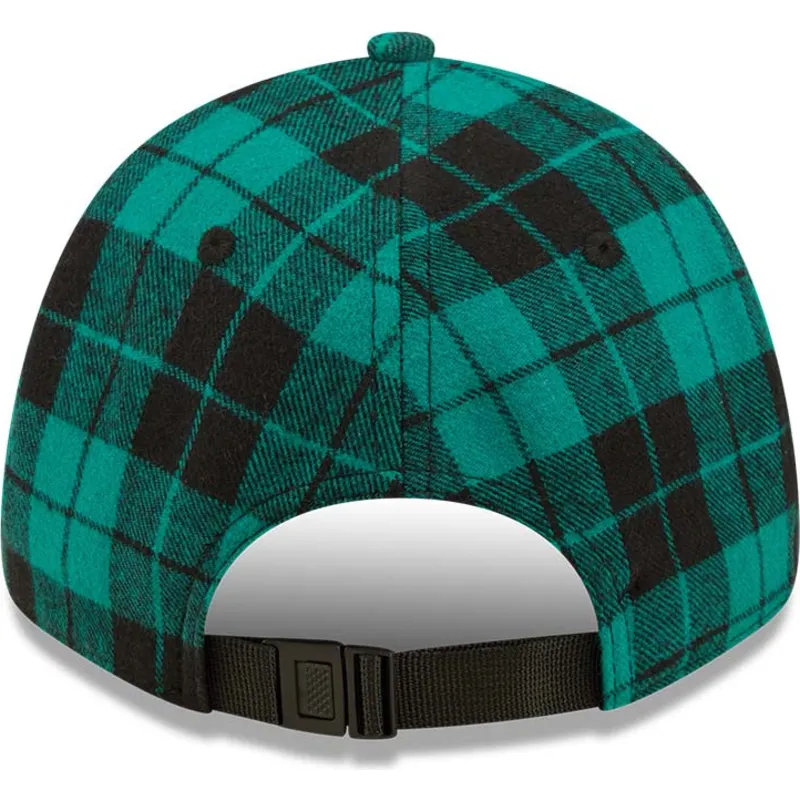 mutsid-kumer-roheline-reguleeritav-9forty-plaid-los-angeles-dodgers-mlb-new-era