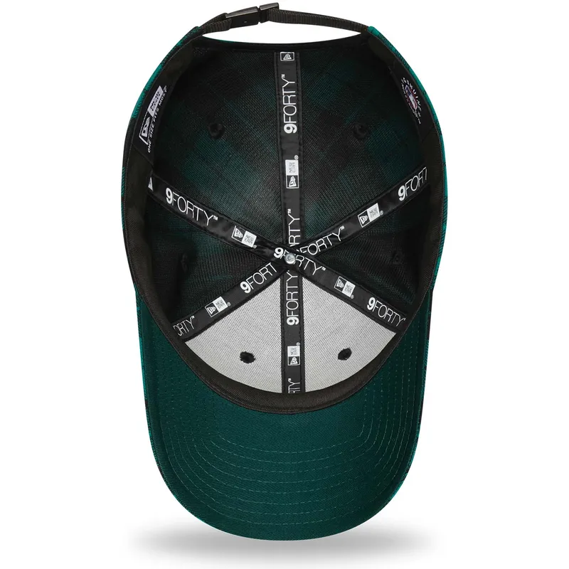 mutsid-kumer-roheline-reguleeritav-9forty-plaid-los-angeles-dodgers-mlb-new-era