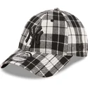 mutsid-kumer-must-reguleeritav-9forty-plaid-new-york-yankees-mlb-new-era