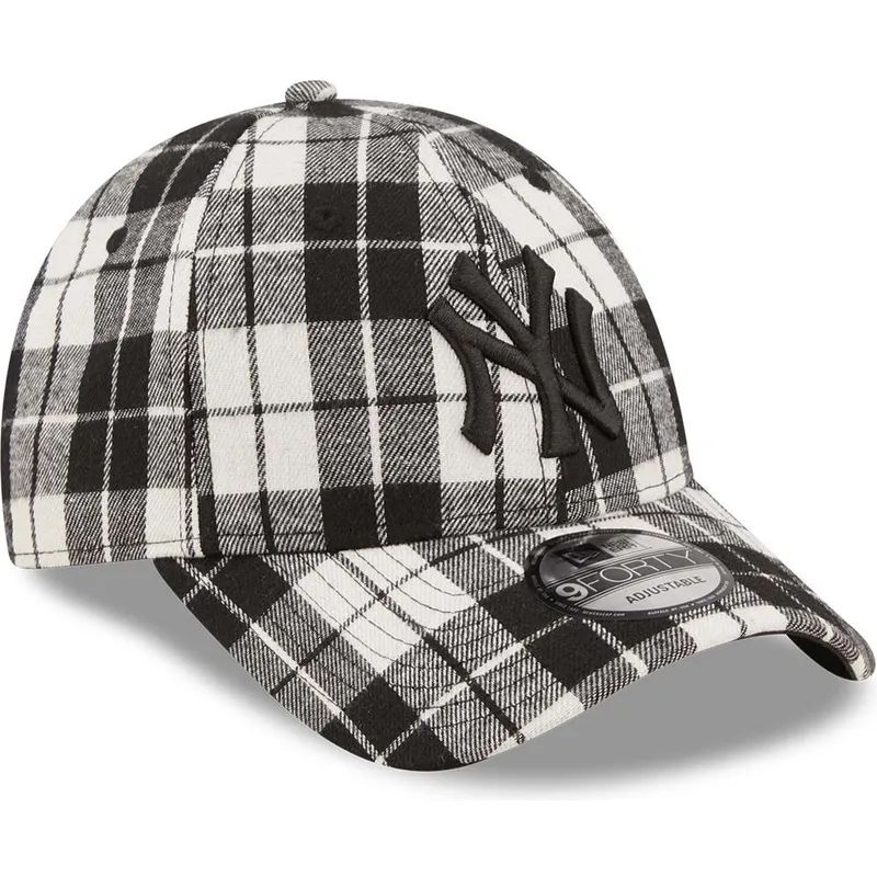 mutsid-kumer-must-reguleeritav-9forty-plaid-new-york-yankees-mlb-new-era