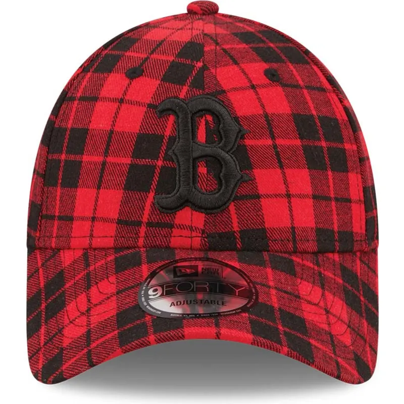 mutsid-kumer-punane-reguleeritav-9forty-plaid-boston-red-sox-mlb-new-era