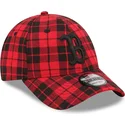 mutsid-kumer-punane-reguleeritav-9forty-plaid-boston-red-sox-mlb-new-era