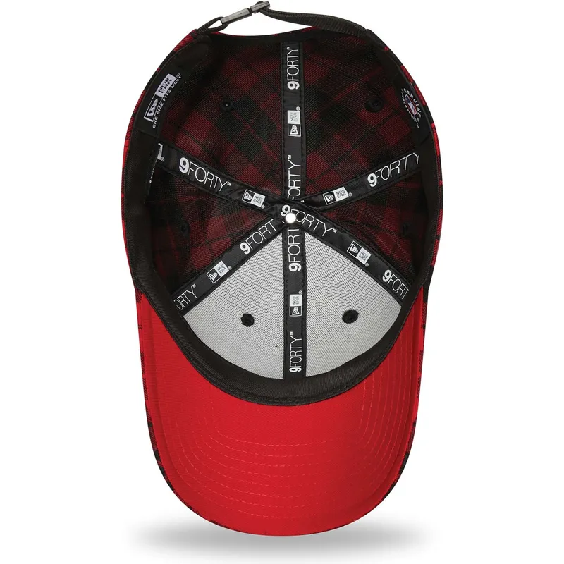 mutsid-kumer-punane-reguleeritav-9forty-plaid-boston-red-sox-mlb-new-era