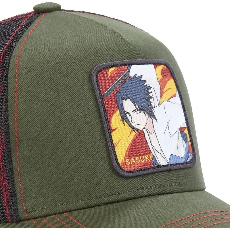 mutsid-kumer-roheline-snapback-fir1-sasuke-uchiha-naruto-capslab