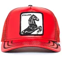 mutsid-kumer-punane-snapback-stallion-cherry-mustang-the-farm-goorin-bros