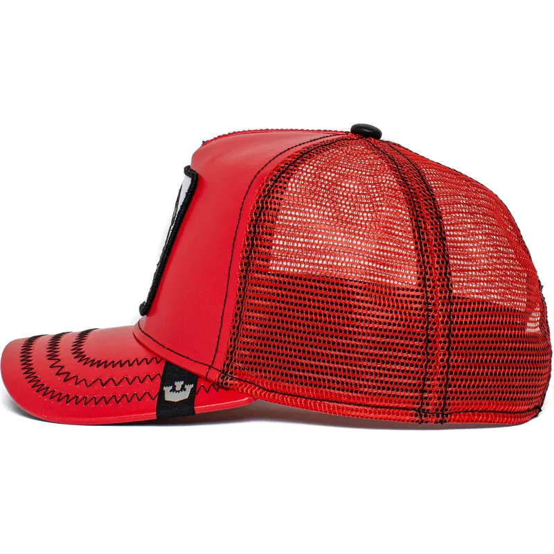 mutsid-kumer-punane-snapback-stallion-cherry-mustang-the-farm-goorin-bros
