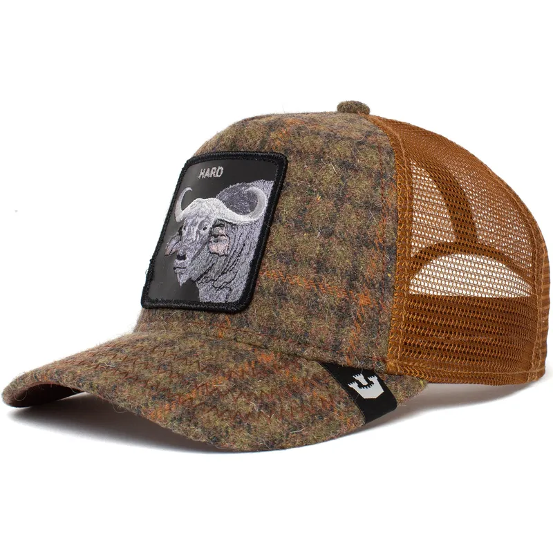 mutsid-kumer-pruun-snapback-hard-hardwood-the-farm-goorin-bros