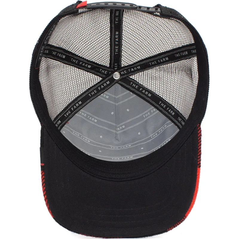 mutsid-kumer-punane-snapback-lady-plaidy-bug-the-farm-goorin-bros