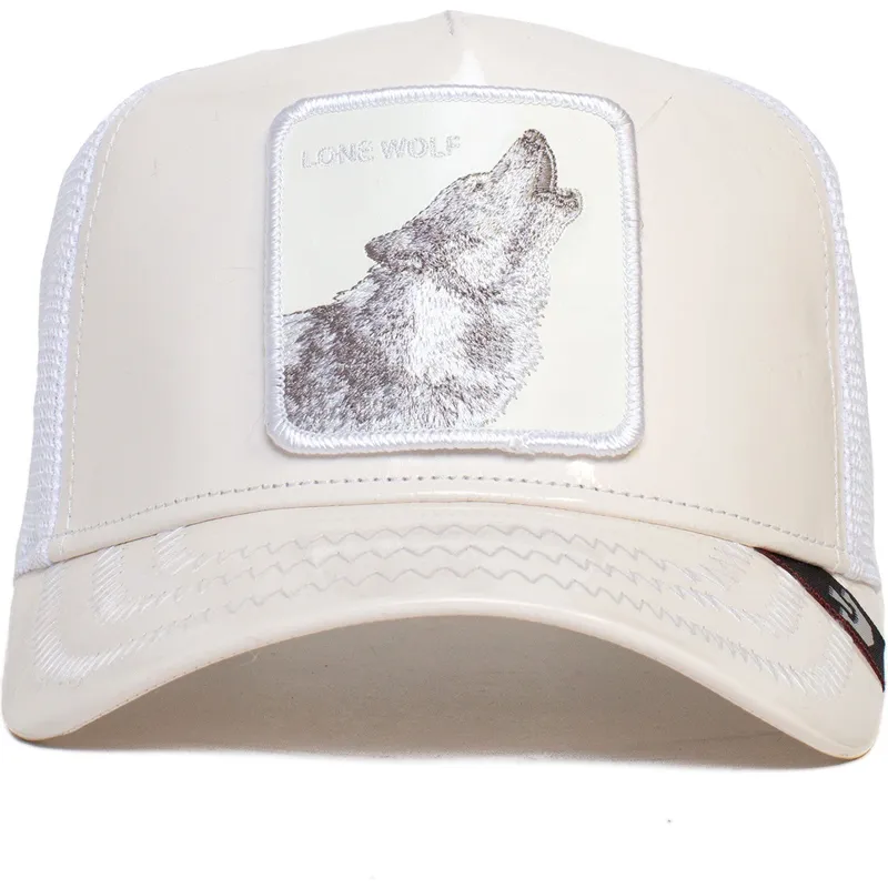 mutsid-kumer-valge-snapback-lone-wolf-big-white-patent-leather-the-farm-goorin-bros mutsid-kumer-valge-snapback-lone-wolf-big-white-patent-leather-the-farm-goorin-bros
