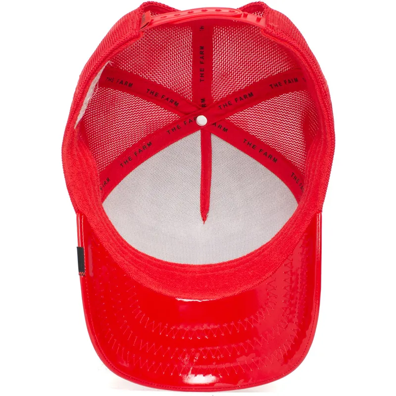 mutsid-kumer-punane-snapback-cock-big-red-patent-leather-the-farm-goorin-bros