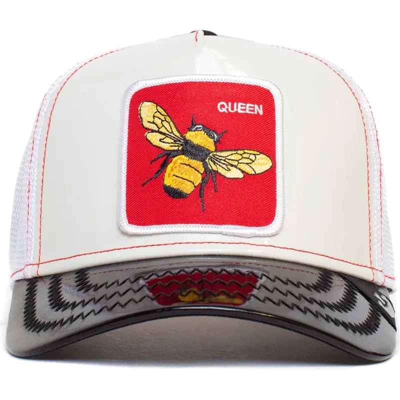 mutsid-kumer-valge-snapback-the-red-queen-patent-leather-the-farm-goorin-bros
