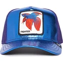 mutsid-kumer-sinine-snapback-siam-fighter-blue-light-metallic-the-farm-goorin-bros