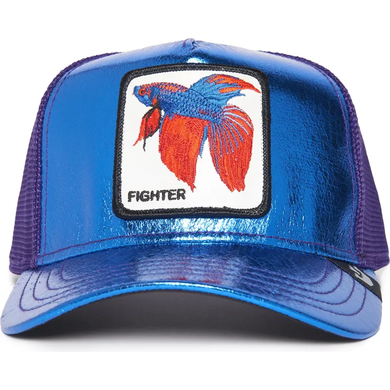 mutsid-kumer-sinine-snapback-siam-fighter-blue-light-metallic-the-farm-goorin-bros
