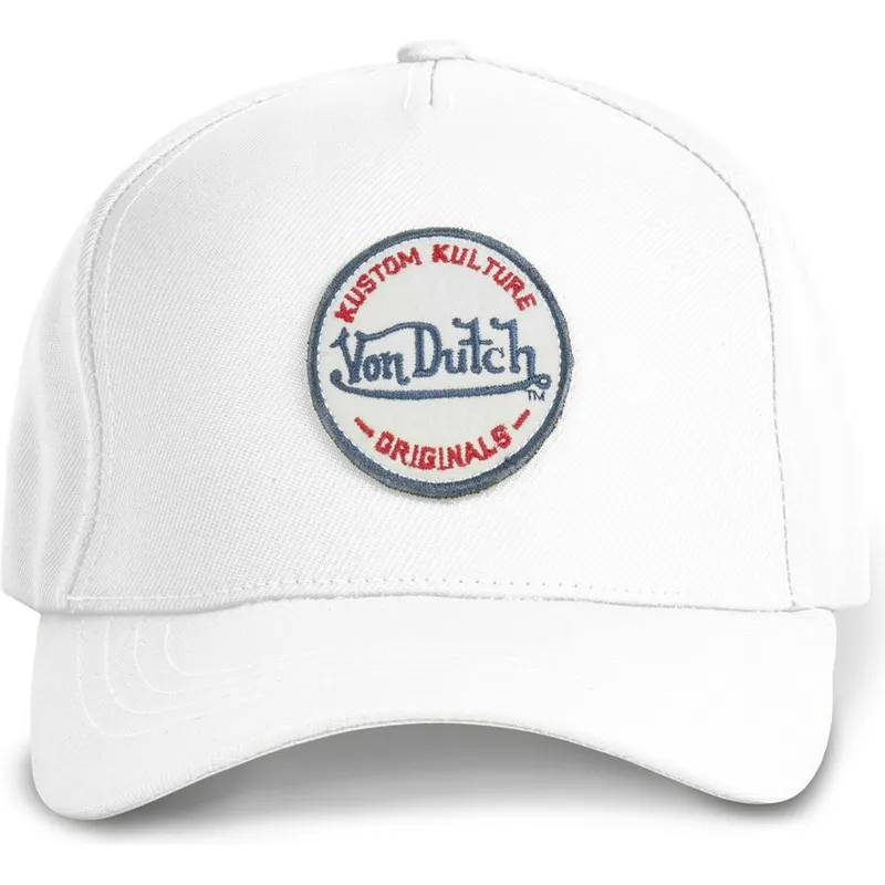 mutsid-kumer-valge-snapback-kustom-kulture-col-whi1-von-dutch