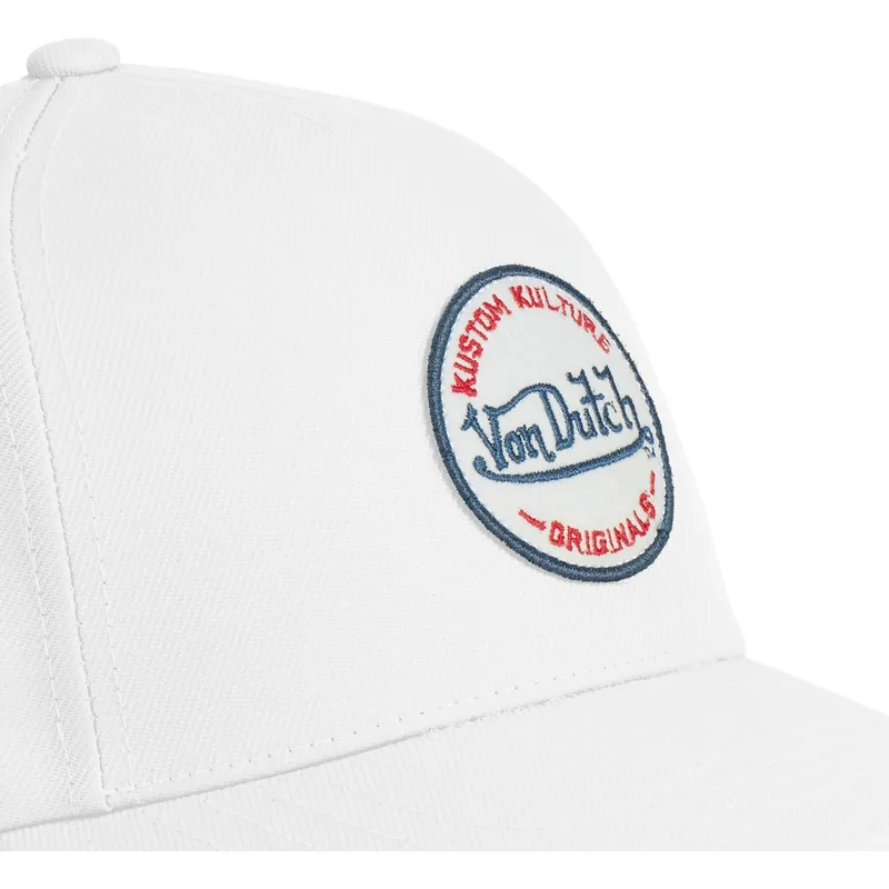 mutsid-kumer-valge-snapback-kustom-kulture-col-whi1-von-dutch
