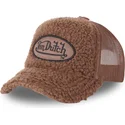 mutsid-kumer-pruun-snapback-fur2-von-dutch