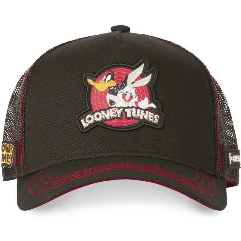 mutsid-kumer-must-snapback-lo1-bugs-bunny-ja-daffy-duck-looney-tunes-capslab