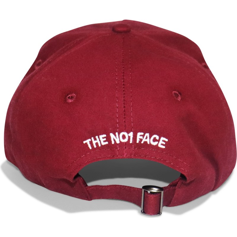 the-no1-face-curved-brim-trusts-no1-distressed-black-white-logo-maroon-adjustable-cap