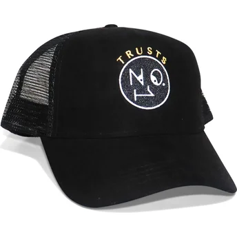 Mütsid kumer veok must snapback Trusts No.1 Suede Black Gold The No.1 Face