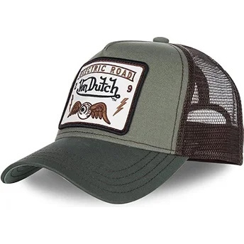 Cap kumer green snapback Von Dutch