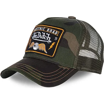Mütsid kumer veok kamuflaaž snapback SQUARE4 Von Dutch
