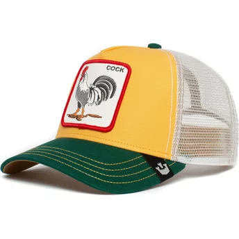 Goorin Bros. Rooster The Cock The Farm Yellow, White and Green Trucker Hat