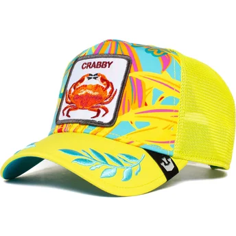 mutsid-kumer-kollane-snapback-crabby-totally-clawsome-the-farm-goorin-bros