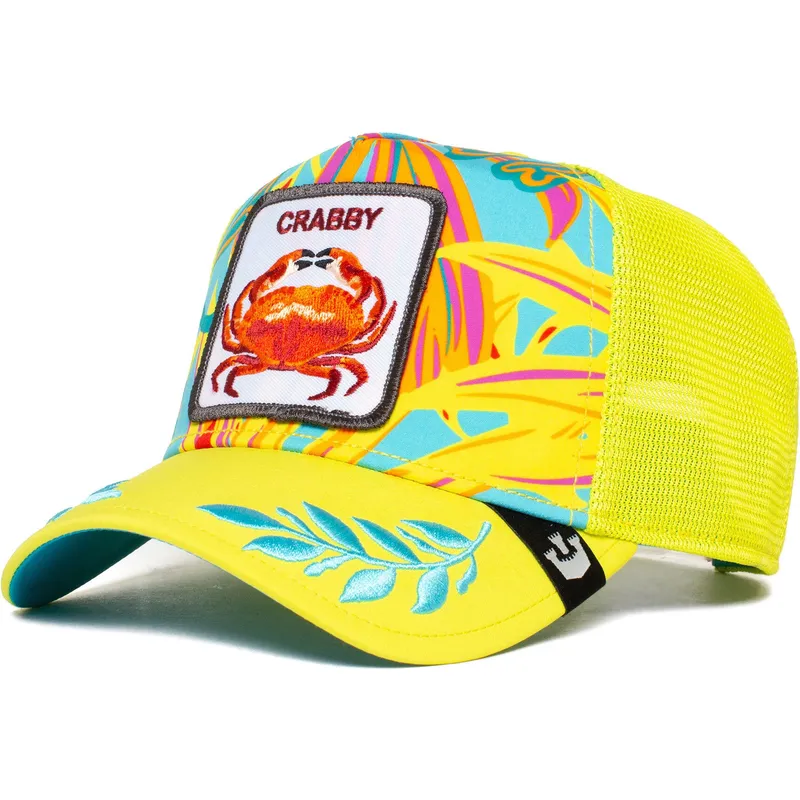 mutsid-kumer-kollane-snapback-crabby-totally-clawsome-the-farm-goorin-bros