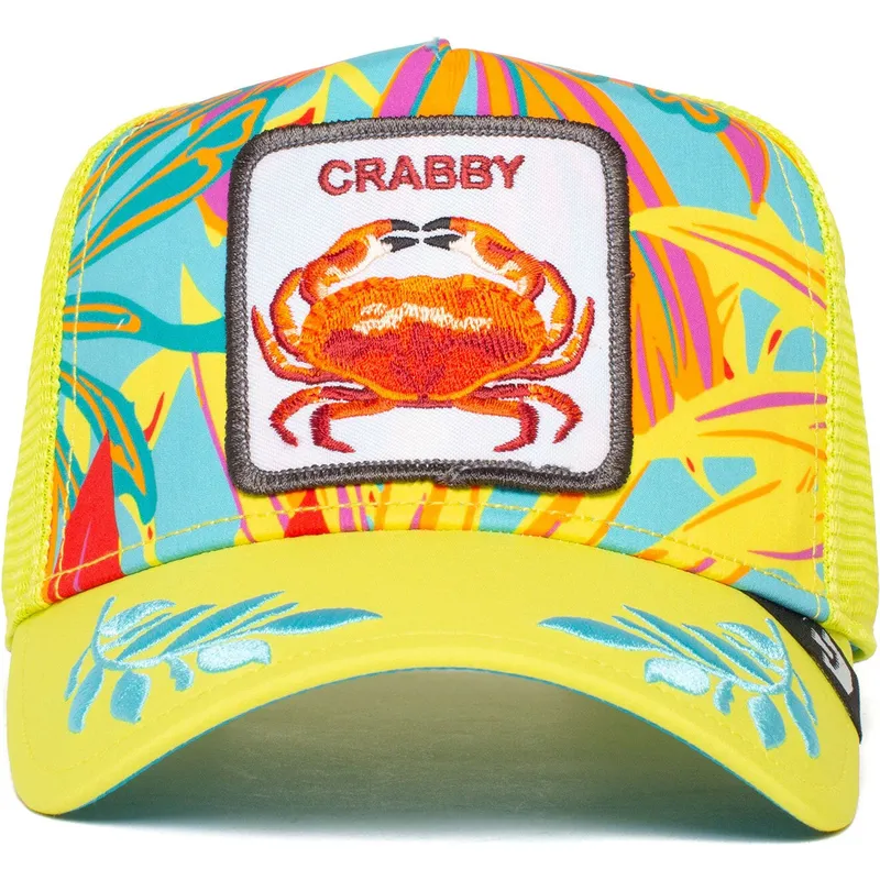 mutsid-kumer-kollane-snapback-crabby-totally-clawsome-the-farm-goorin-bros