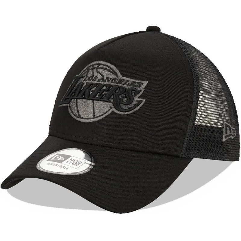 cap-kumer-black-snapback-9forty-a-frame-tonal-los-angeles-lakers-nba-new-era