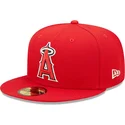 mutsid-lame-punane-liibuv-59fifty-authentic-on-field-los-angeles-angels-mlb-new-era