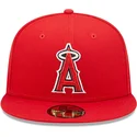 mutsid-lame-punane-liibuv-59fifty-authentic-on-field-los-angeles-angels-mlb-new-era