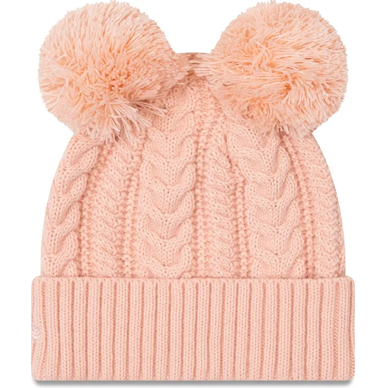 cap-pompom-pink-cuff-double-new-york-yankees-mlb-new-era cap-pompom-pink-cuff-double-new-york-yankees-mlb-new-era