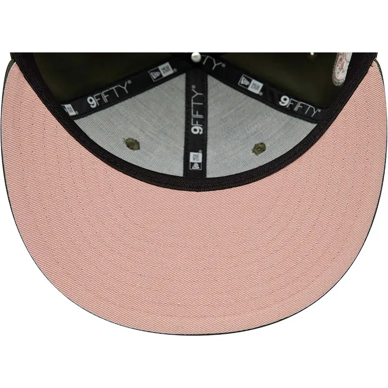 mutsid-lame-roheline-snapback-rosa-9fifty-side-patch-chicago-white-sox-mlb-new-era