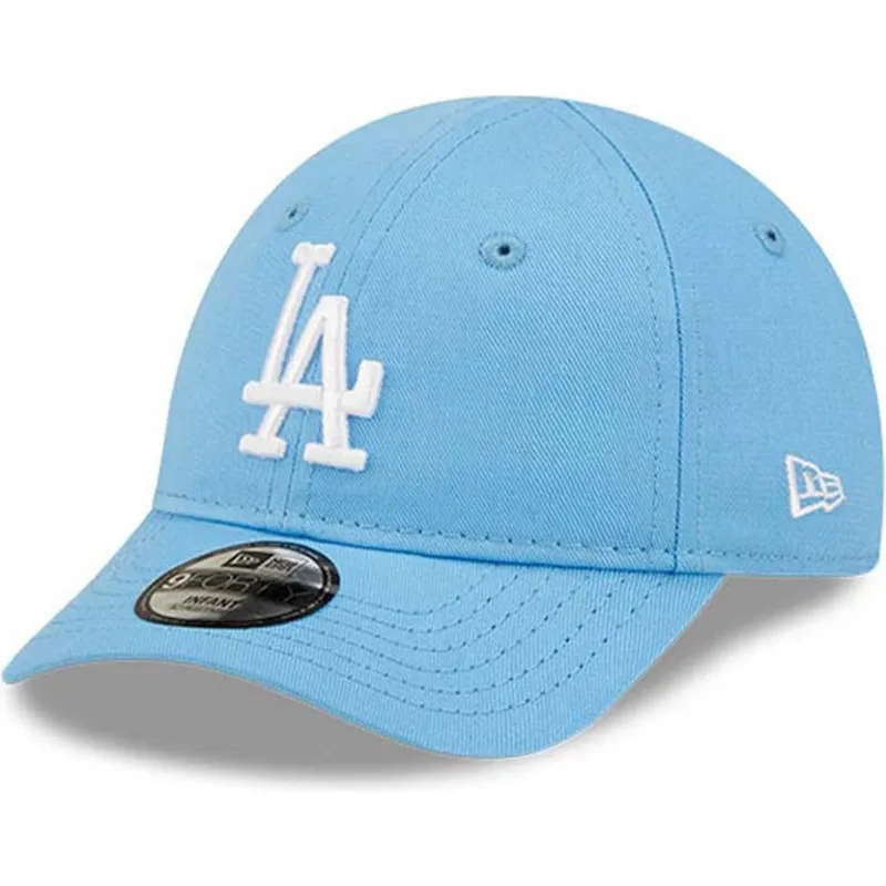 cap-kumer-blue-adjustable-strap-lastele-claro-pequeno-9forty-league-essential-los-angeles-dodgers-mlb-new-era