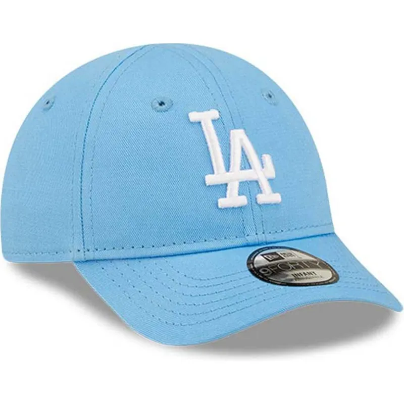 cap-kumer-blue-adjustable-strap-lastele-claro-pequeno-9forty-league-essential-los-angeles-dodgers-mlb-new-era