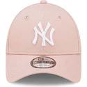 mutsid-kumer-roosa-reguleeritav-9forty-league-essential-new-york-yankees-mlb-new-era