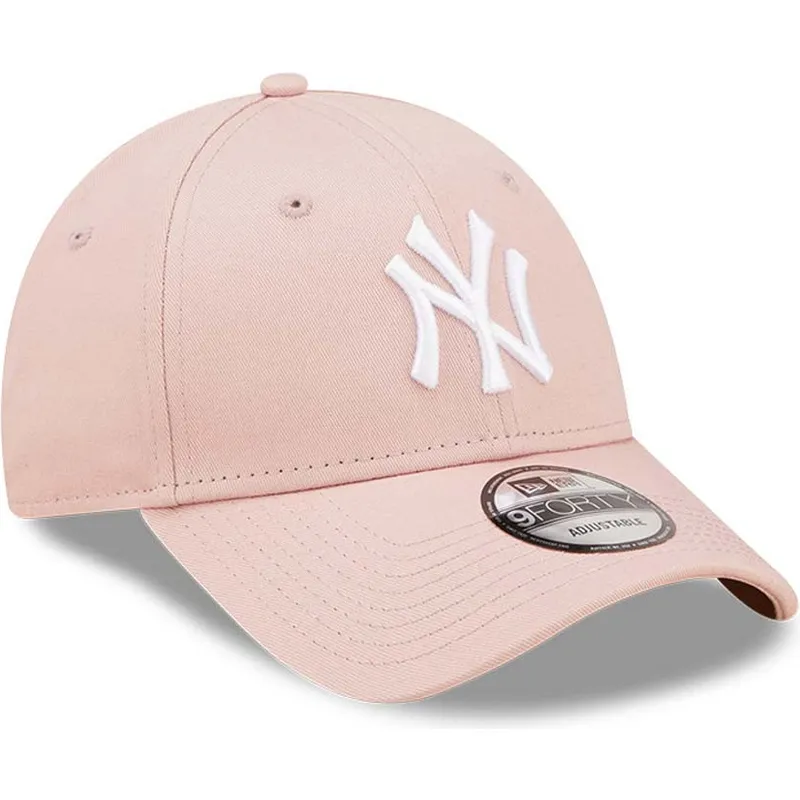 mutsid-kumer-roosa-reguleeritav-9forty-league-essential-new-york-yankees-mlb-new-era