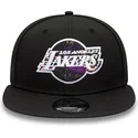 cap-lame-black-snapback-9fifty-print-infill-los-angeles-lakers-nba-new-era
