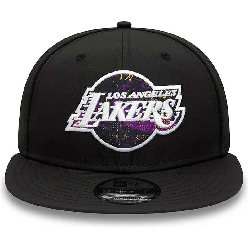 cap-lame-black-snapback-9fifty-print-infill-los-angeles-lakers-nba-new-era