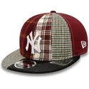 mutsid-lame-punane-reguleeritav-9fifty-patch-panel-new-york-yankees-mlb-new-era