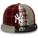 mutsid-lame-punane-reguleeritav-9fifty-patch-panel-new-york-yankees-mlb-new-era