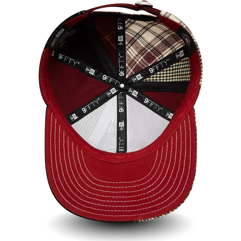 mutsid-lame-punane-reguleeritav-9fifty-patch-panel-new-york-yankees-mlb-new-era
