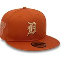 mutsid-lame-pruun-snapback-9fifty-side-patch-detroit-tigers-mlb-new-era