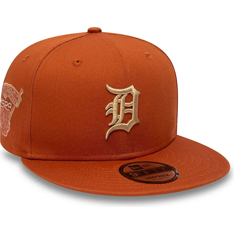 mutsid-lame-pruun-snapback-9fifty-side-patch-detroit-tigers-mlb-new-era