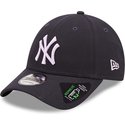 new-era-curved-brim-9forty-repreve-new-york-yankees-mlb-navy-blue-adjustable-cap