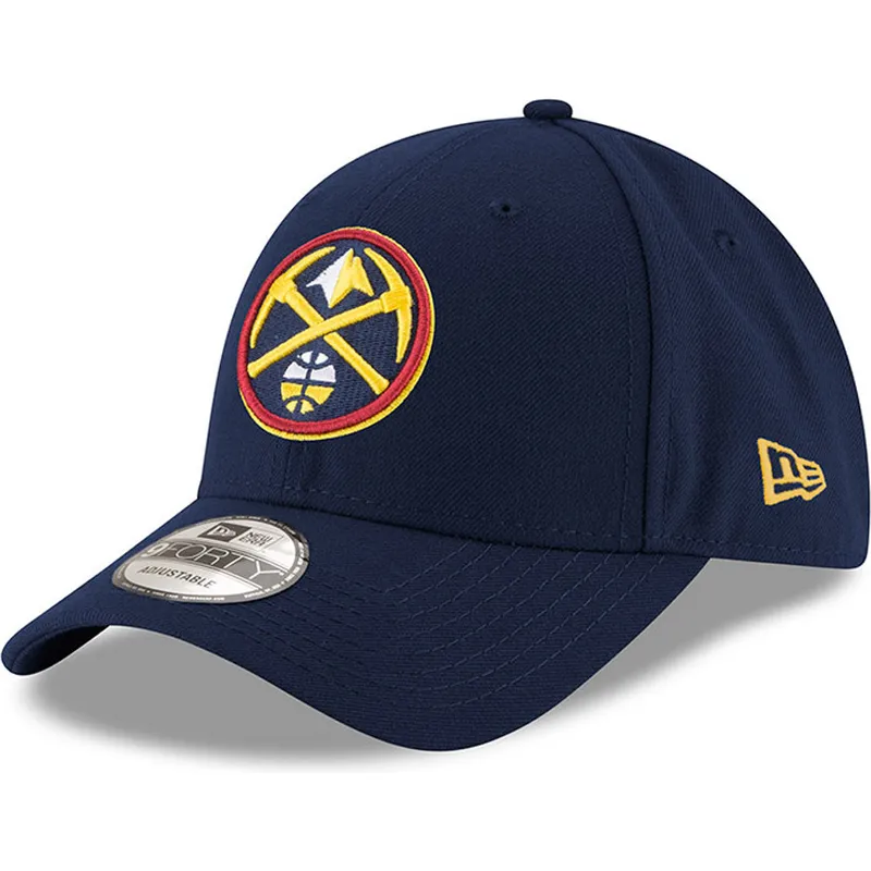cap-kumer-navy-blue-adjustable-strap-9forty-the-league-denver-nuggets-nba-new-era