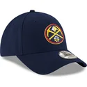 cap-kumer-navy-blue-adjustable-strap-9forty-the-league-denver-nuggets-nba-new-era