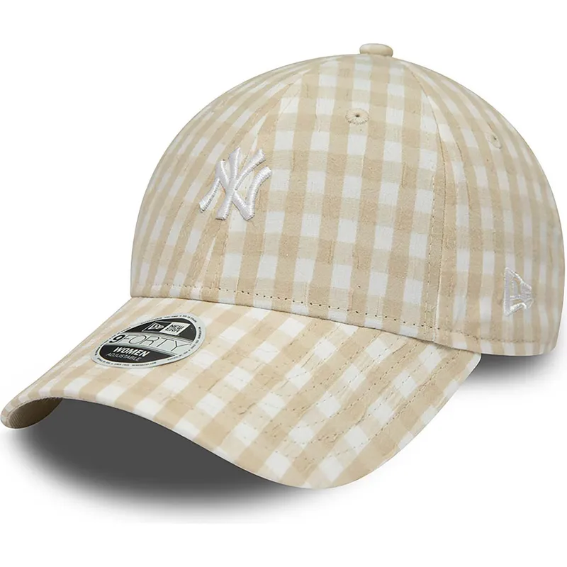 mutsid-kumer-beez-reguleeritav-9forty-gingham-new-york-yankees-mlb-new-era